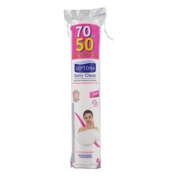 Ватные диски Septona Sensitive Touch DUO 70+50 шт SCPTD120 фото