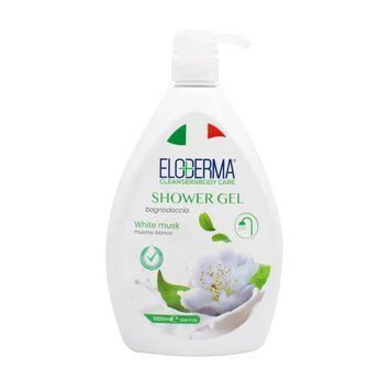 Гель для душу Eloderma Білий Мускус 1000 мл ESGWM1000 фото