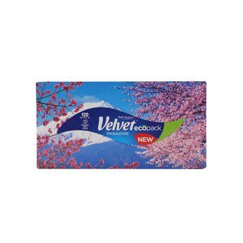 Серветки у коробці Velvet Paradise тришарові 120 шт VFTP1203 фото