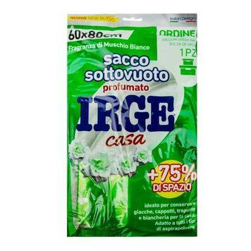 Парфумований вакуумний пакет для одягу IRGE Білий Мускус 60*80 см SAC2012A фото